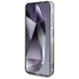 GUESS чехол для SAMSUNG S25 GUHMS25SHFGEREK (Magnetic IML Glitter Circle) черный