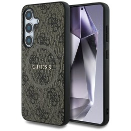 GUESS чохол для SAMSUNG S25 GUHMS25SG4GFRW (Magnetic PU 4G Ring Classic Logo) коричневий
