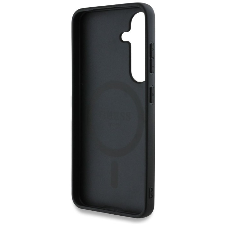 GUESS futerał do SAMSUNG S25 GUHMS25SG4GFRW (Magnetic PU 4G Ring Classic Logo) brązowy