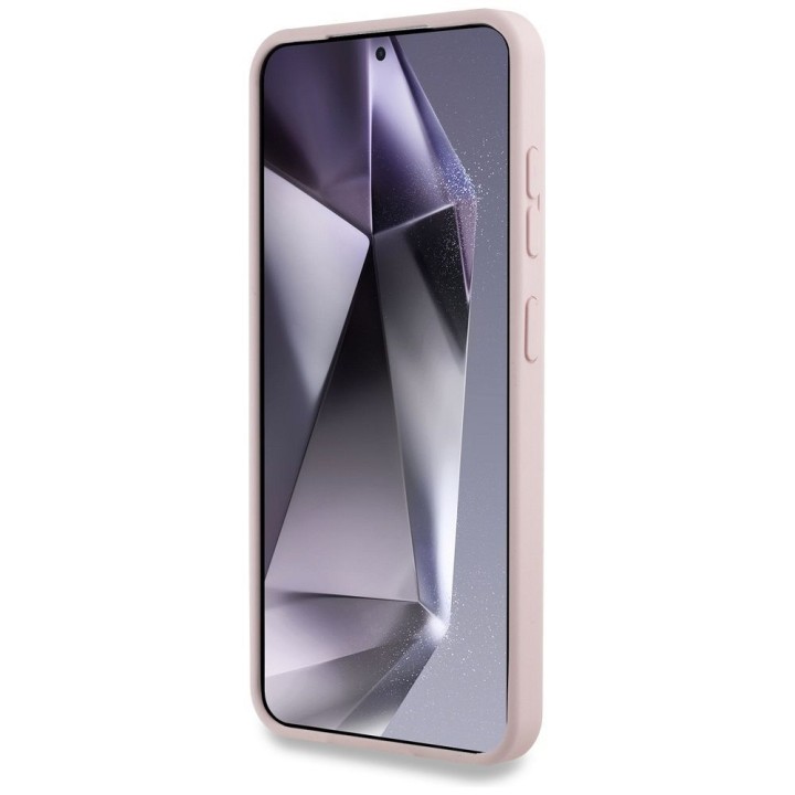 KARL LAGERFELD чохол для SAMSUNG S25 Plus KLHMS25MSKCHTCP (Magnetic Silicone Double Heads) рожевий