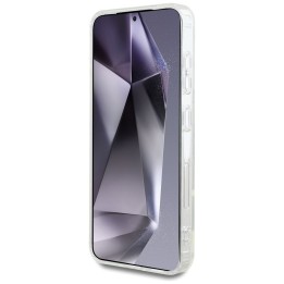 KARL LAGERFELD case for SAMSUNG S25 Plus KLHMS25MHLSCHH (Magnetic IML Metal Choupette Head) white