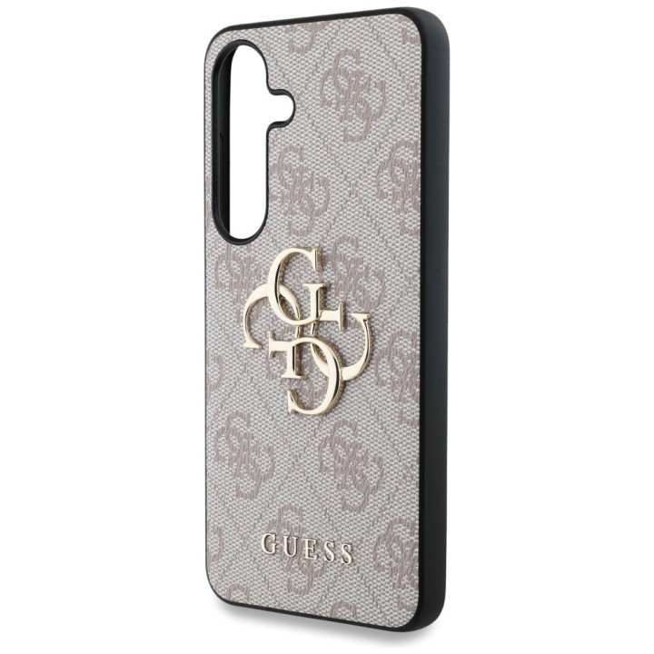 GUESS case for SAMSUNG S25 GUHCS25S4GMGPI (4G PU Big Logo) pink
