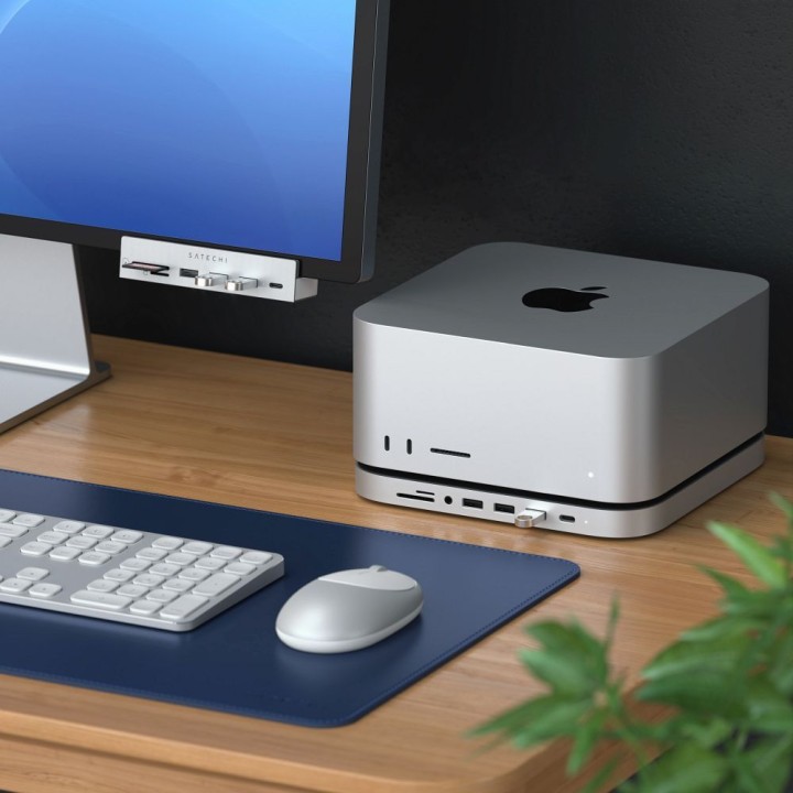 Беспроводная мышь Satechi 1200 dpi bluetooth M1 серебристая