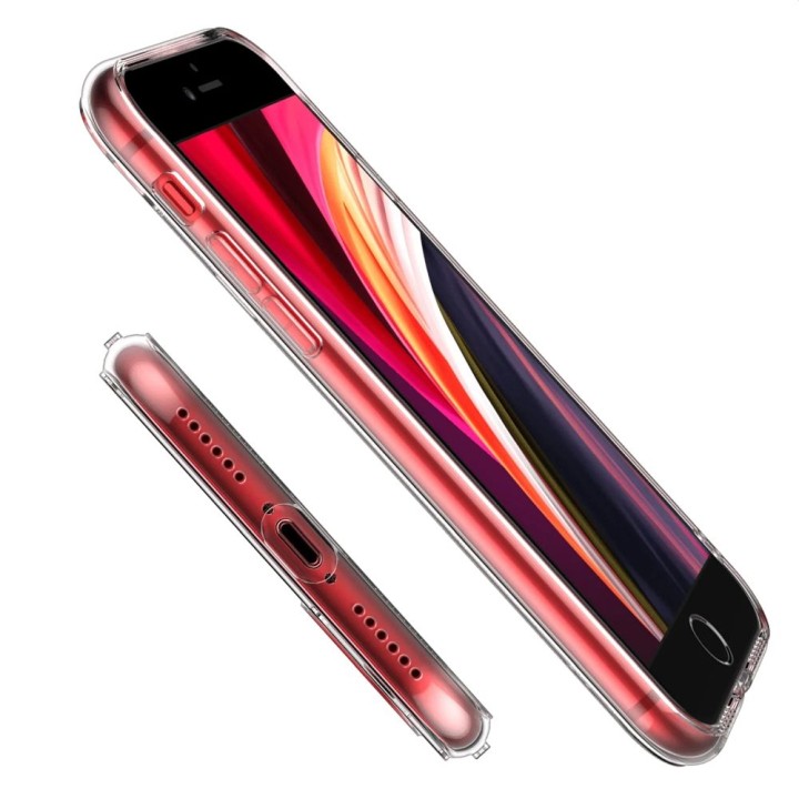 Чехол для iPhone 7 / 8 / SE 2020 / SE 2022 Clear Case 2 mm Box прозрачный