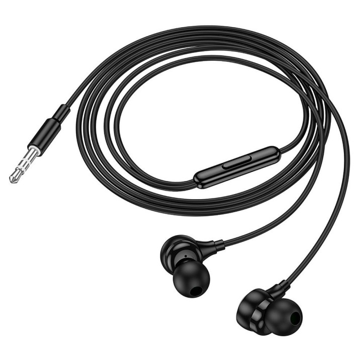 Wired in-ear headphones Jack 3,5 mm Hoco M116 black