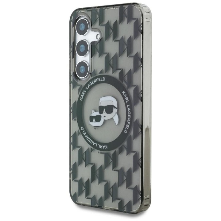 KARL LAGERFELD чохол для SAMSUNG S25 KLHMS25SHMCKMHK (Magnetic IML Metal Monogram KC Heads) чорний
