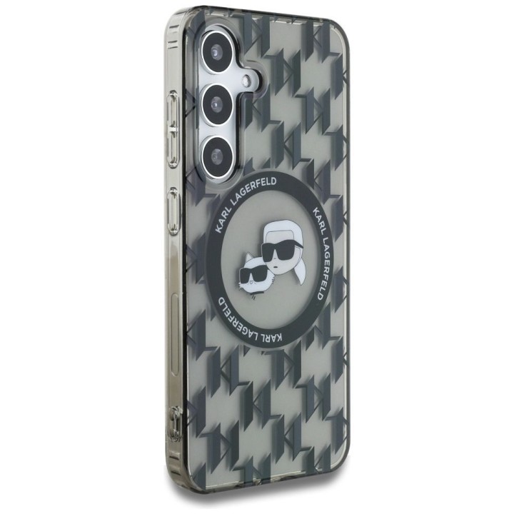 KARL LAGERFELD чохол для SAMSUNG S25 KLHMS25SHMCKMHK (Magnetic IML Metal Monogram KC Heads) чорний