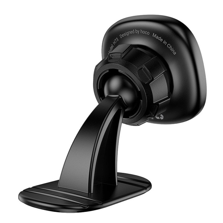 Magnetic car phone holder Hoco for dashboard H73 black-grey