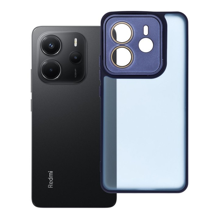 Etui na Xiaomi Redmi Note 14 4G (GLOBAL - 164,84mm x 78,15mm x 8,16mm) Variete granatowe