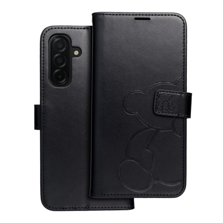 Чехол с клапаном для Samsung A26 5G Mezzo Book teddy bear черный