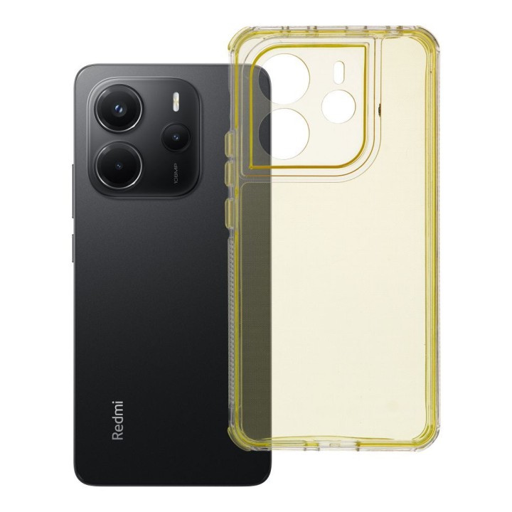 Case for Xiaomi Redmi Note 14 4G (GLOBAL - 164,84mm x 78,15mm x 8,16mm) Matrix Clear yellow