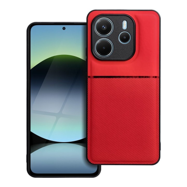Чохол для Xiaomi Redmi Note 14 4G (GLOBAL - 163,25mm x 76,55mm x 8,16mm) Noble червоний
