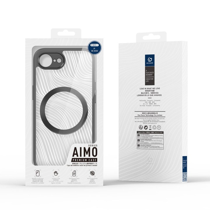 DUX DUCIS case AIMO MAG compatible with Magsafe for IPHONE 16e (SE4 2025) / 17e black