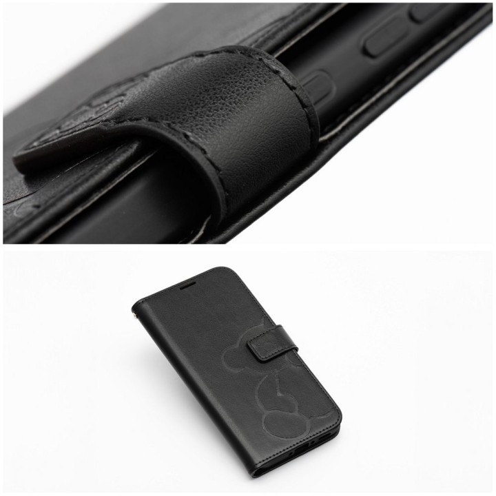 Flip case for Samsung A36 5G Mezzo Book teddy bear black
