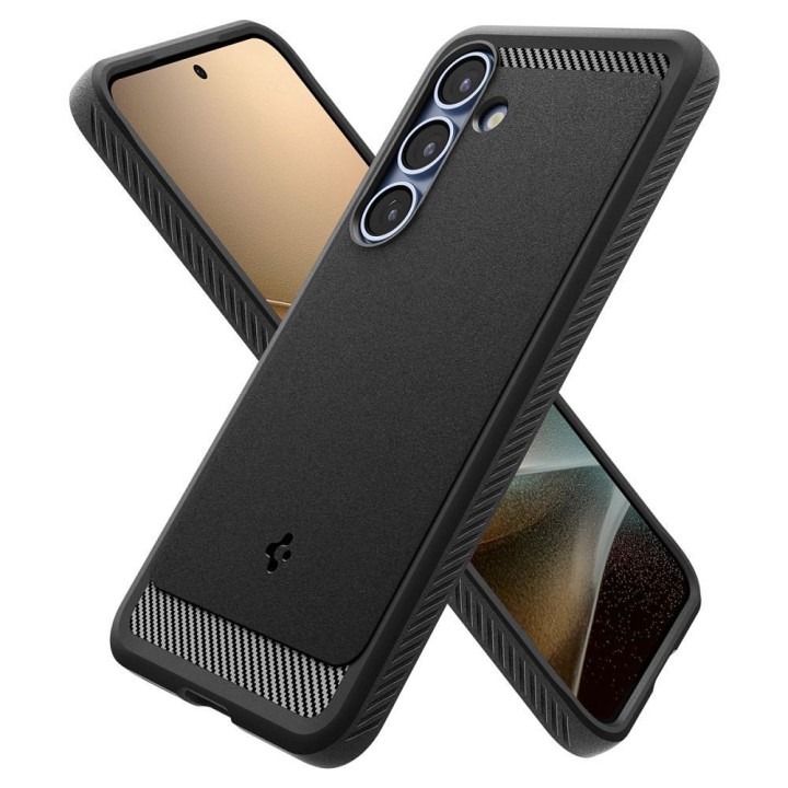 SPIGEN case RUGGED ARMOR MAG compatible with Magsafe for SAMSUNG S25 matte black