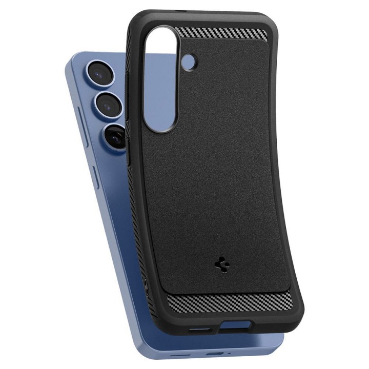 SPIGEN case RUGGED ARMOR MAG compatible with Magsafe for SAMSUNG S25 matte black