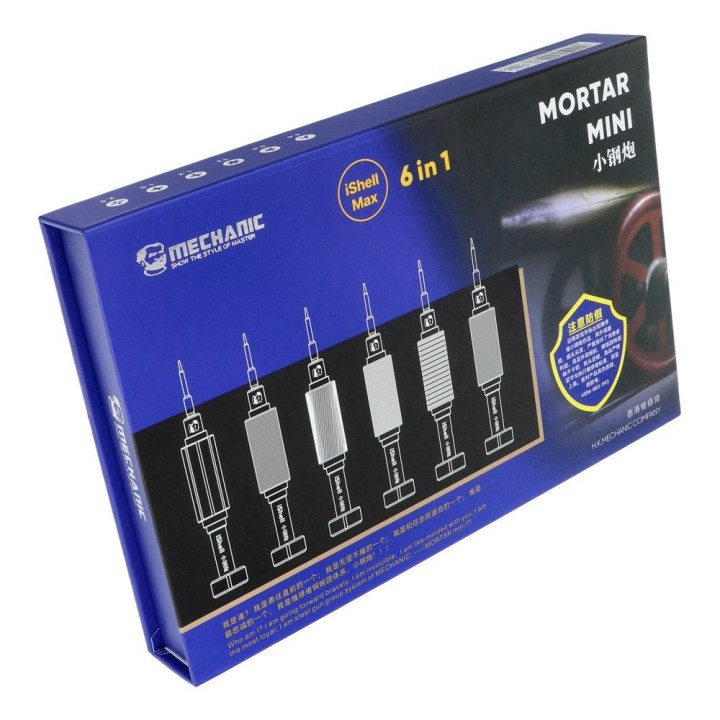 MECHANIC wkrętaki set Mortar Mini Box 6 Pro