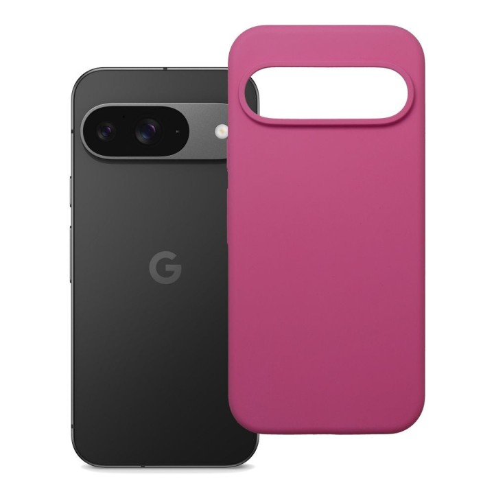 Case for Google Pixel 9 Silicone 2mm (camera protection) pink