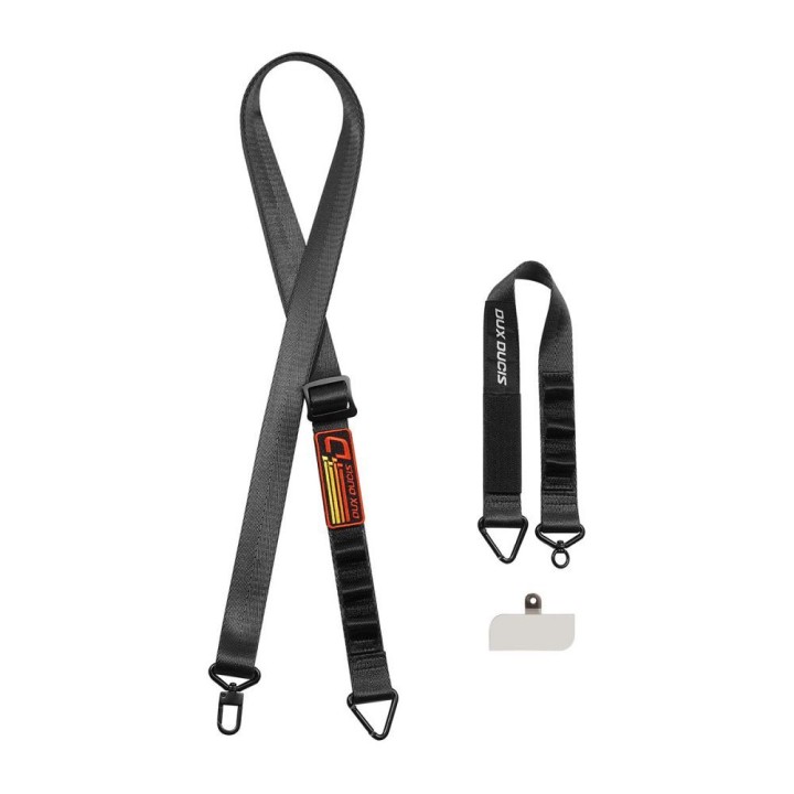 DUX DUCIS Outdoor Cross Body - phone lanyard black