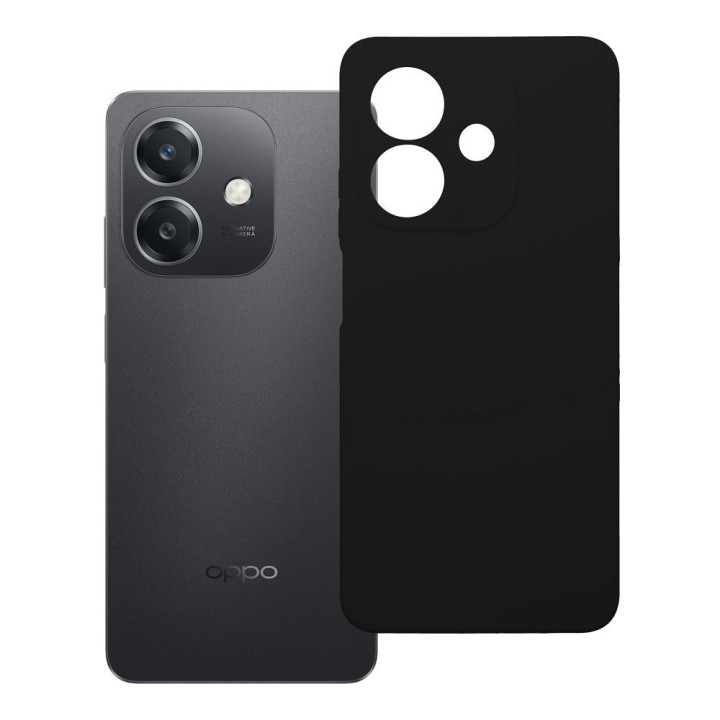Чохол для Oppo A40 Silicone 2mm (camera protection) чорний