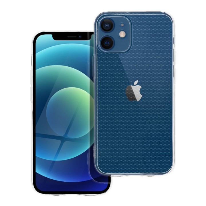 Чехол для iPhone 12 MINI Clear Case 2 mm (camera protection) прозрачный
