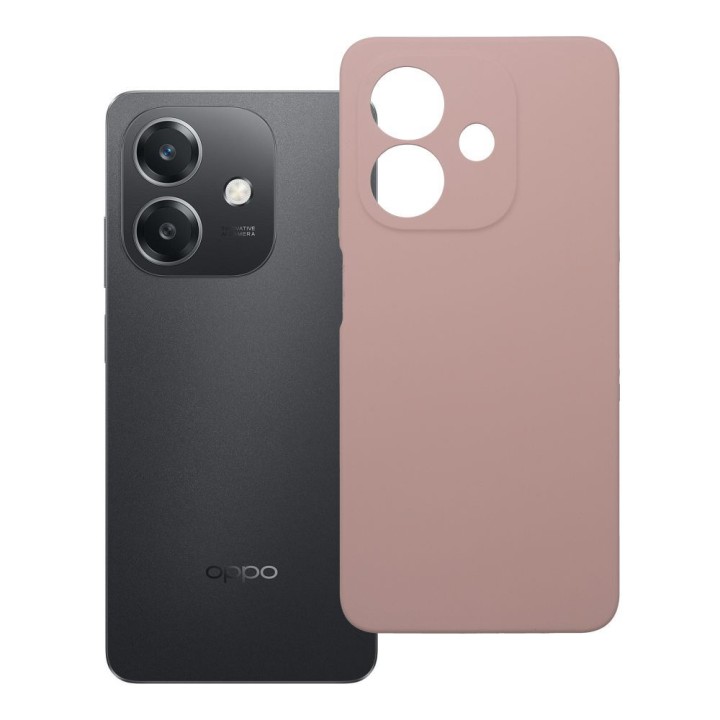 Etui na Oppo A40 Silicone 2mm (camera protection) pudrowy róż