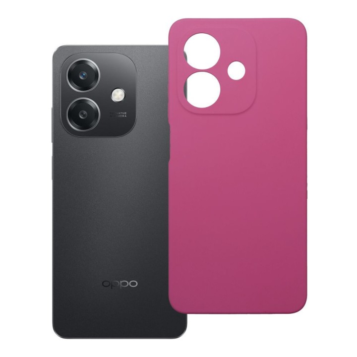 Etui na Oppo A40 Silicone 2mm (camera protection) różowe