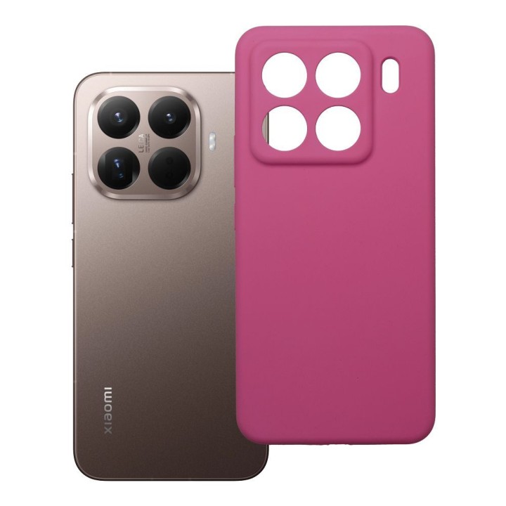 Чехол для Xiaomi 15 PRO Silicone 2mm (camera protection) розовый