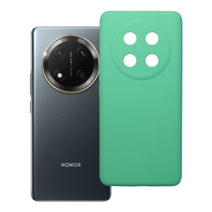 Чехол для Honor Magic 7 LITE Silicone 2mm (camera protection) мятный