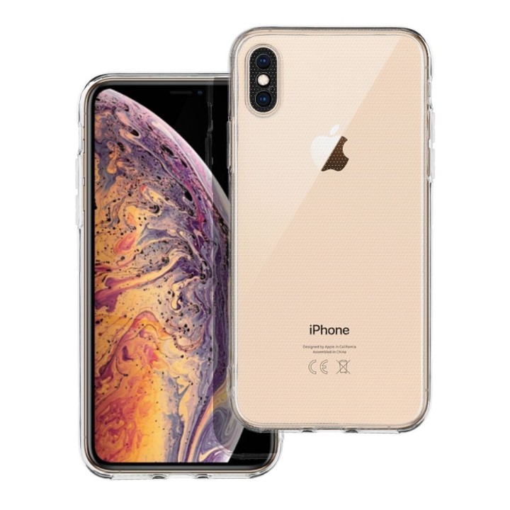 Чохол для iPhone X / XS Clear Case 2 mm (camera protection) прозорий