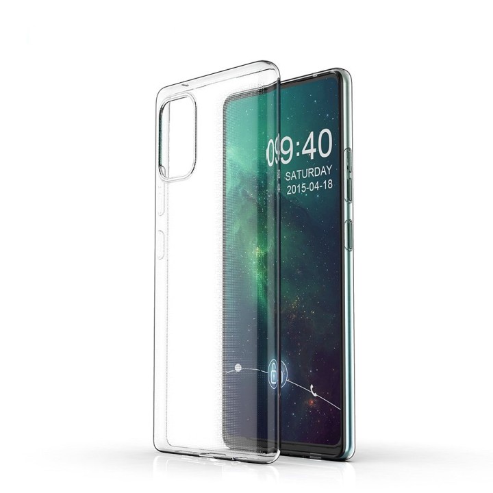 Etui na Samsung A71 Clear Case 2 mm Box transparentne