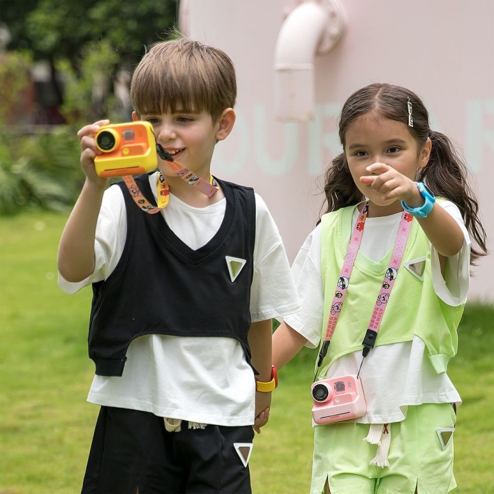 Camera digital for kids with printer K27 yellow
