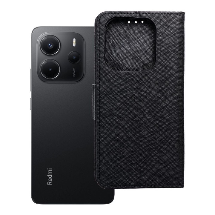 Чохол з клапаном для Xiaomi Redmi NOTE 14 4G Fancy Book чорний