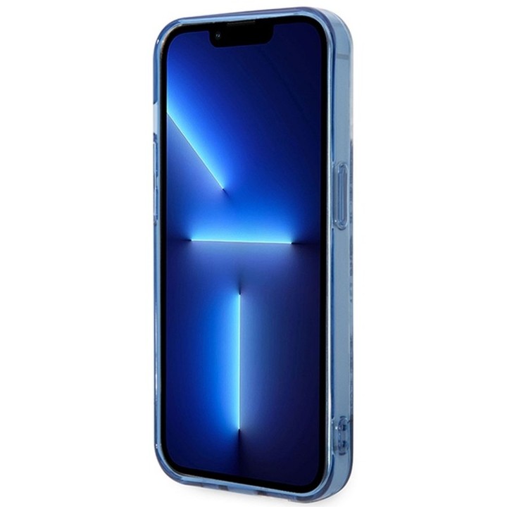 GUESS чехол для IPHONE 14 Pro GUHCP14LHGPLHB (IML Electro Cam TDJ) синий