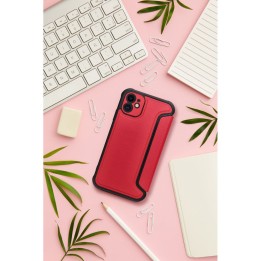 Flip case for iPhone 16e (SE 4 2025) Razor Book red