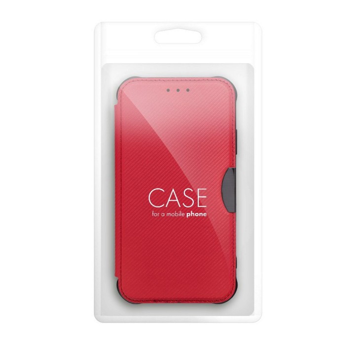 Чохол з клапаном для iPhone 16e (SE 4 2025) Razor Book червоний