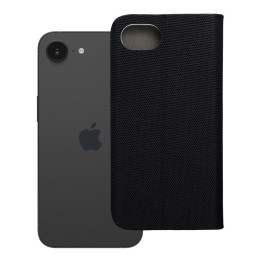 Flip case for iPhone 16e (SE 4 2025) Sensitive Book black