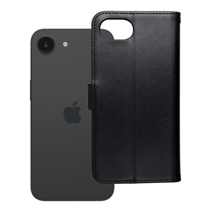 Чохол з клапаном для iPhone 16e (SE 4 2025) Mezzo Book teddy bear чорний