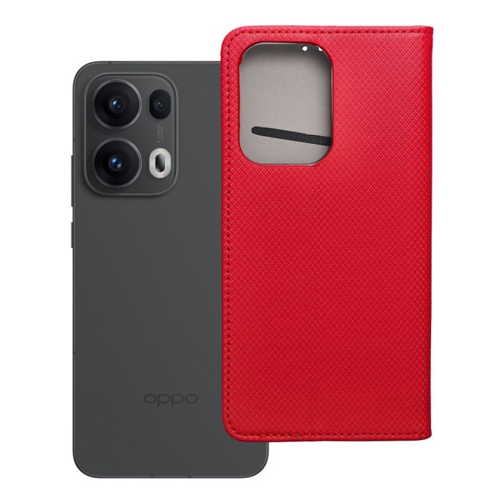Etui z klapką na Oppo Reno 13 PRO 5G Smart Case Book czerwone