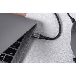 USB-C to USB-C cable Forcell F-Energy QC4.0 PD 5A 240W Cafule 0,25 m C263 black
