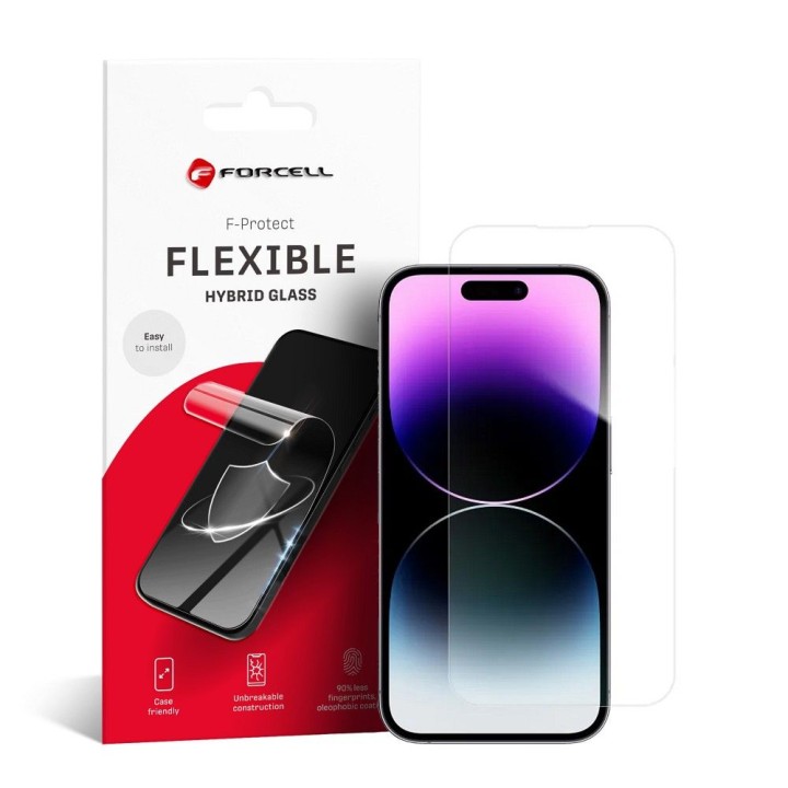 Гібридне скло для iPhone 14 PRO Forcell Flexible Nano Glass