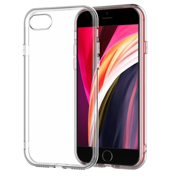 Чехол для iPhone 7 / 8 / SE 2020 / SE 2022 Clear Case 2 mm Box прозрачный