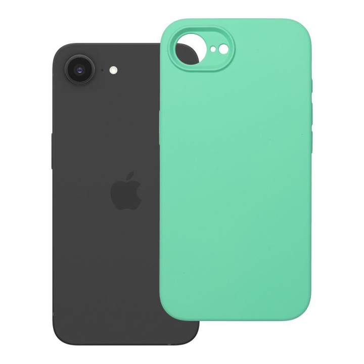 Case for iPhone 16e (SE 4 2025) / 17e Silicone 2mm (camera protection) mint