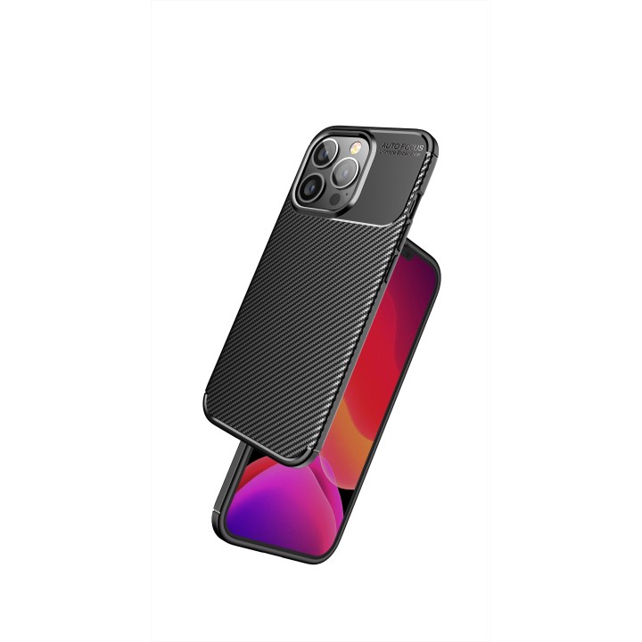 Case for Samsung A23 5G Carbon Premium black