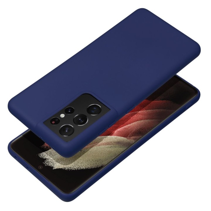 Чехол для Samsung S25 EDGE Soft темно-синий