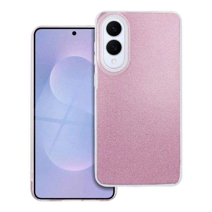 Чехол для Samsung S25 EDGE Shining розовый