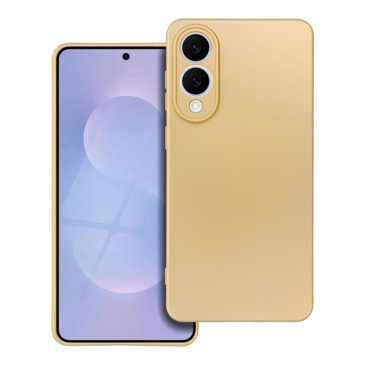 Чохол для Samsung S25 EDGE Metallic золотий