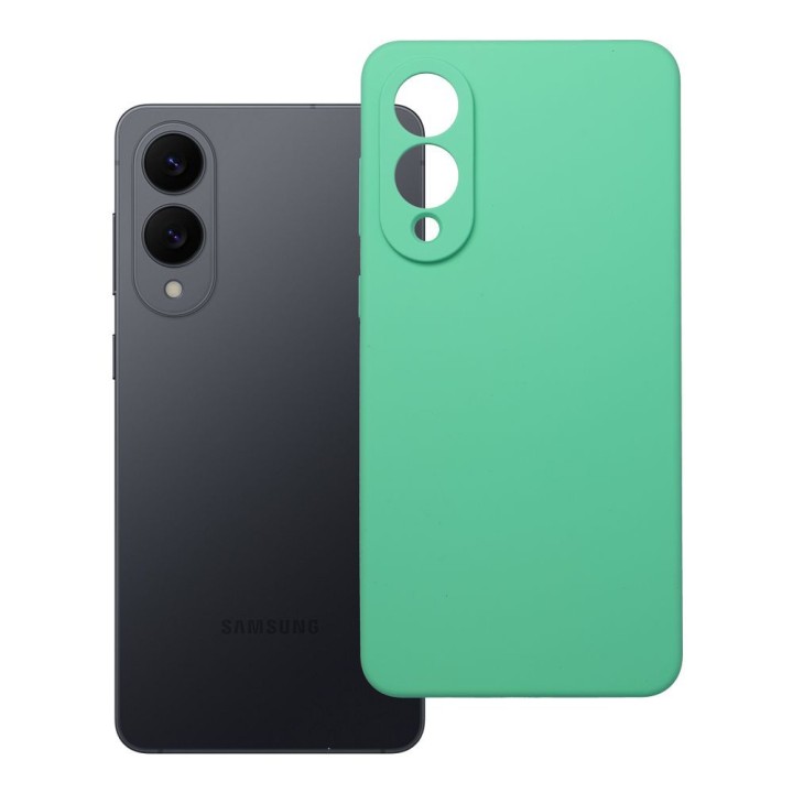 Case for Samsung S25 EDGE Silicone 2mm (camera protection) mint
