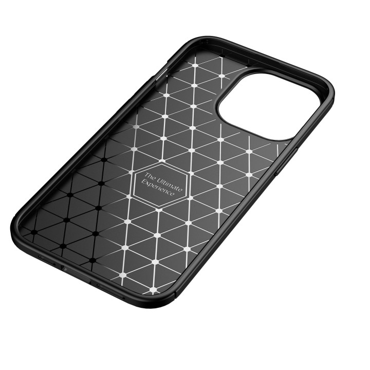 Case for Samsung A23 5G Carbon Premium black