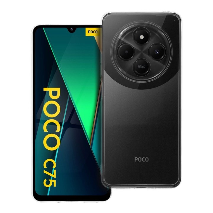 Case for Xiaomi Poco C75 Clear Case 2 mm (camera protection) transparent